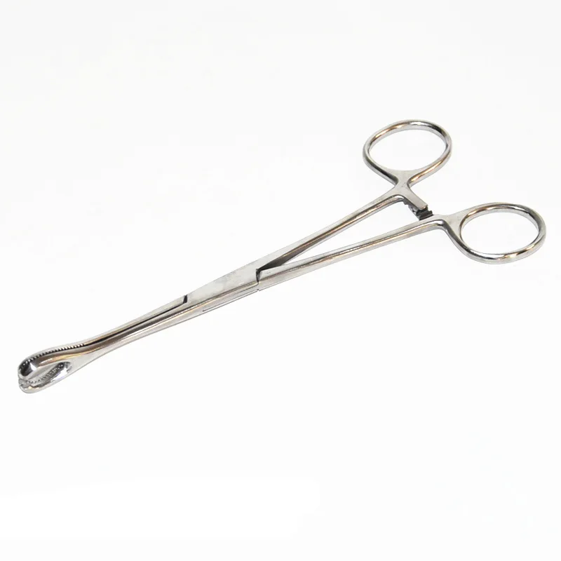One Stainless Steel Piercing Slotted Navel Forcep Plier For Surgical Body Piercing Kits Tool Supply
