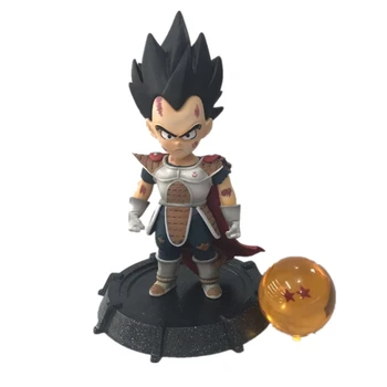 

Dragon Ball Z GK Super Saiyan Vegeta Q Version Anime Action Figure Model 17cm PVC Statue Collection Toy Desktop Decoration Figma