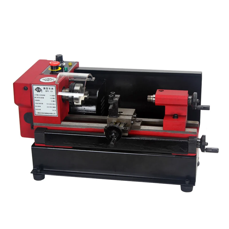 Mini lathe C0 50 chuck AC220V home / teaching / research / small lathe DIY model tool