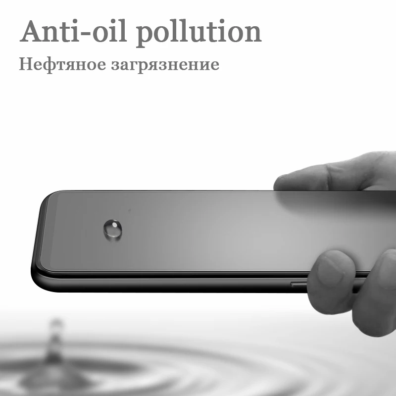 Матовое закаленное стекло с защитой от синего излучения для Xiao mi Red mi Note 8 10 Pro mi A3, матовое Защитное стекло для экрана Red mi 8 8A Note 8 T, матовое стекло