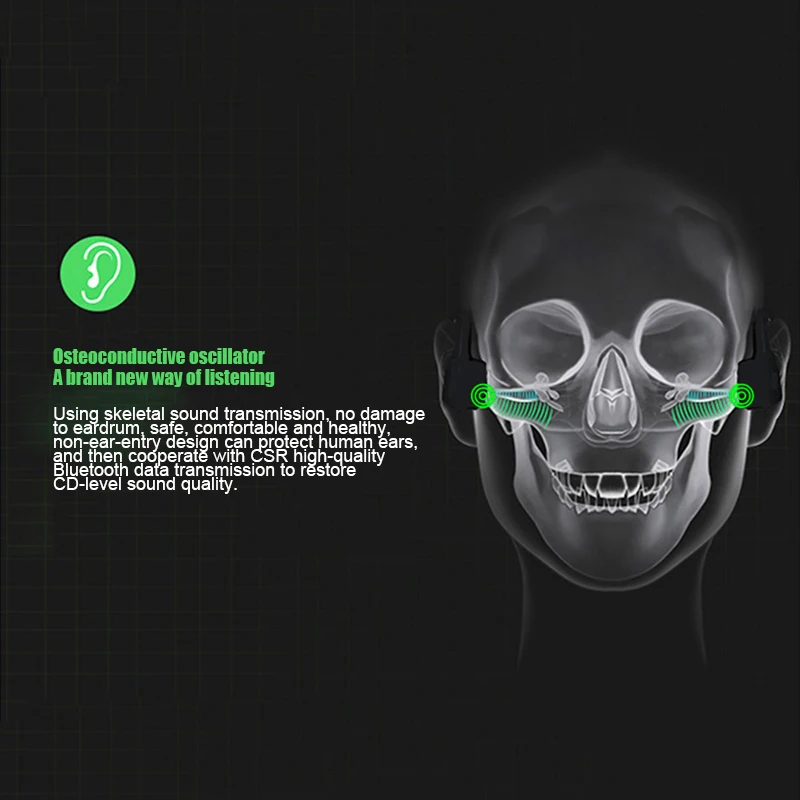 Bone проводимость Bluetooth умные спортивные солнцезащитные очки беспроводные стерео музыкальные солнцезащитные очки NK-Shopping