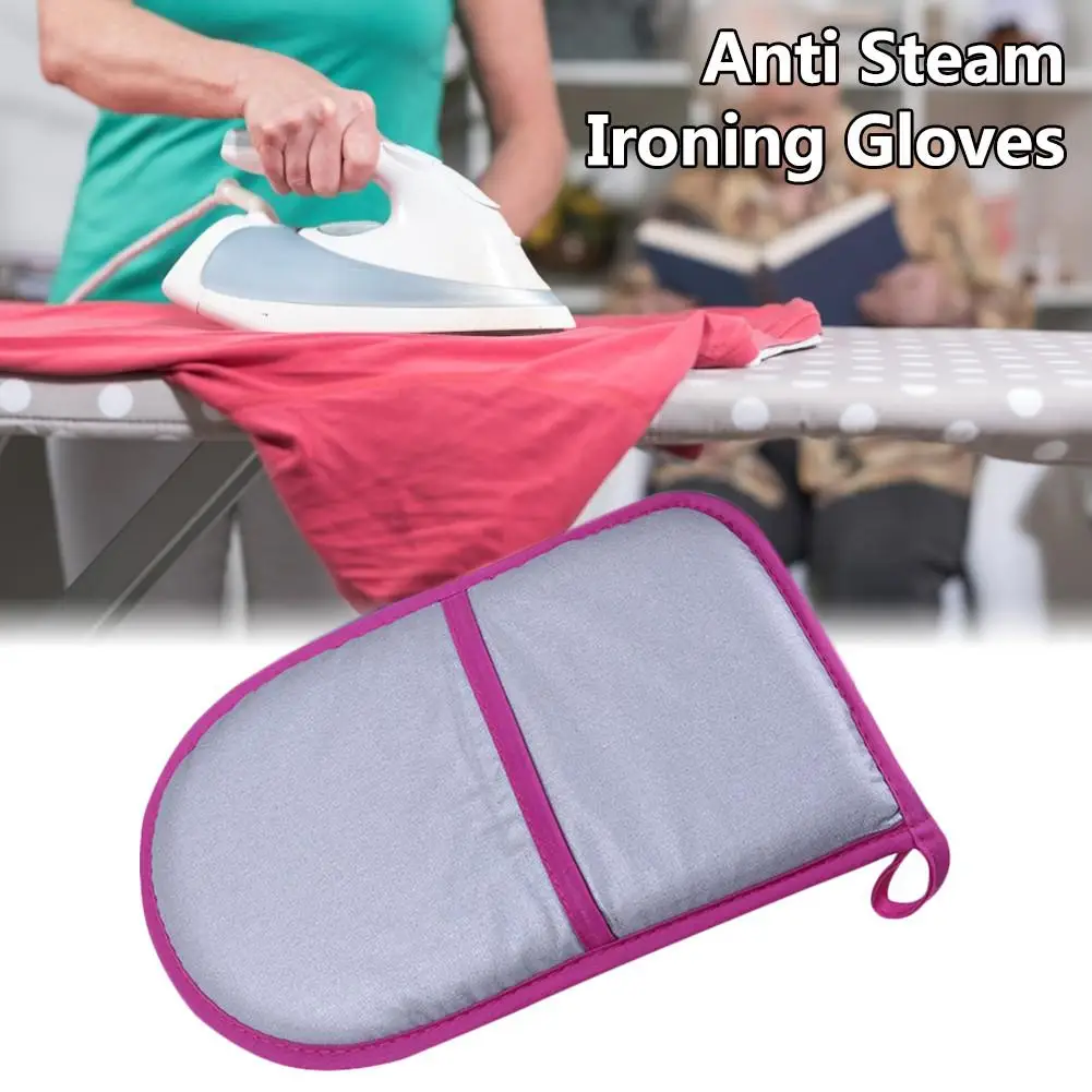 

1PC Mini Ironing Gloves T-shirts Anti Steam Gloves Durable Heat Resistant Protective Hand-Held Ironing Board For Garment Steamer