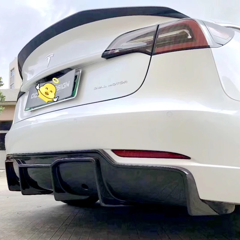 5 шт. для Tesla модель 3 карбоновый комплект для тела V Aero комплект матовый черный карбоновое волокно/глянцевый черный карбоновый комплект для тела