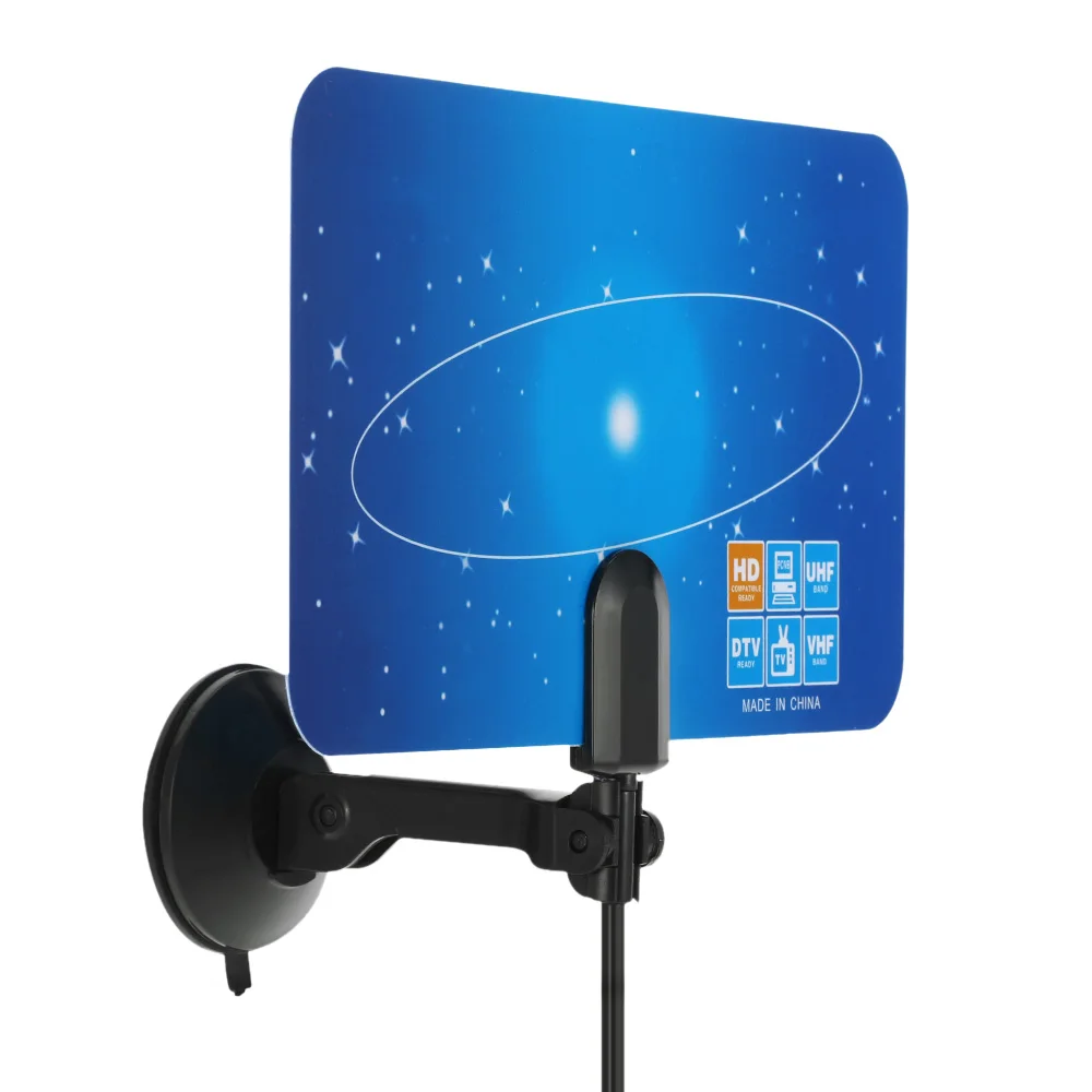 Indoor Digital TV Antenna PAL Standard 1080p Analog VHF / UHF Digital Signal IEC Connector for HDTV / DTV Only for part country