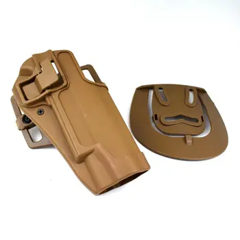 

Carbon fiber polymer Military Tactical 1911 Pistol Hand Gun Holster Magazine Pouch hunting accessories+belt Loop +Waist Paddle