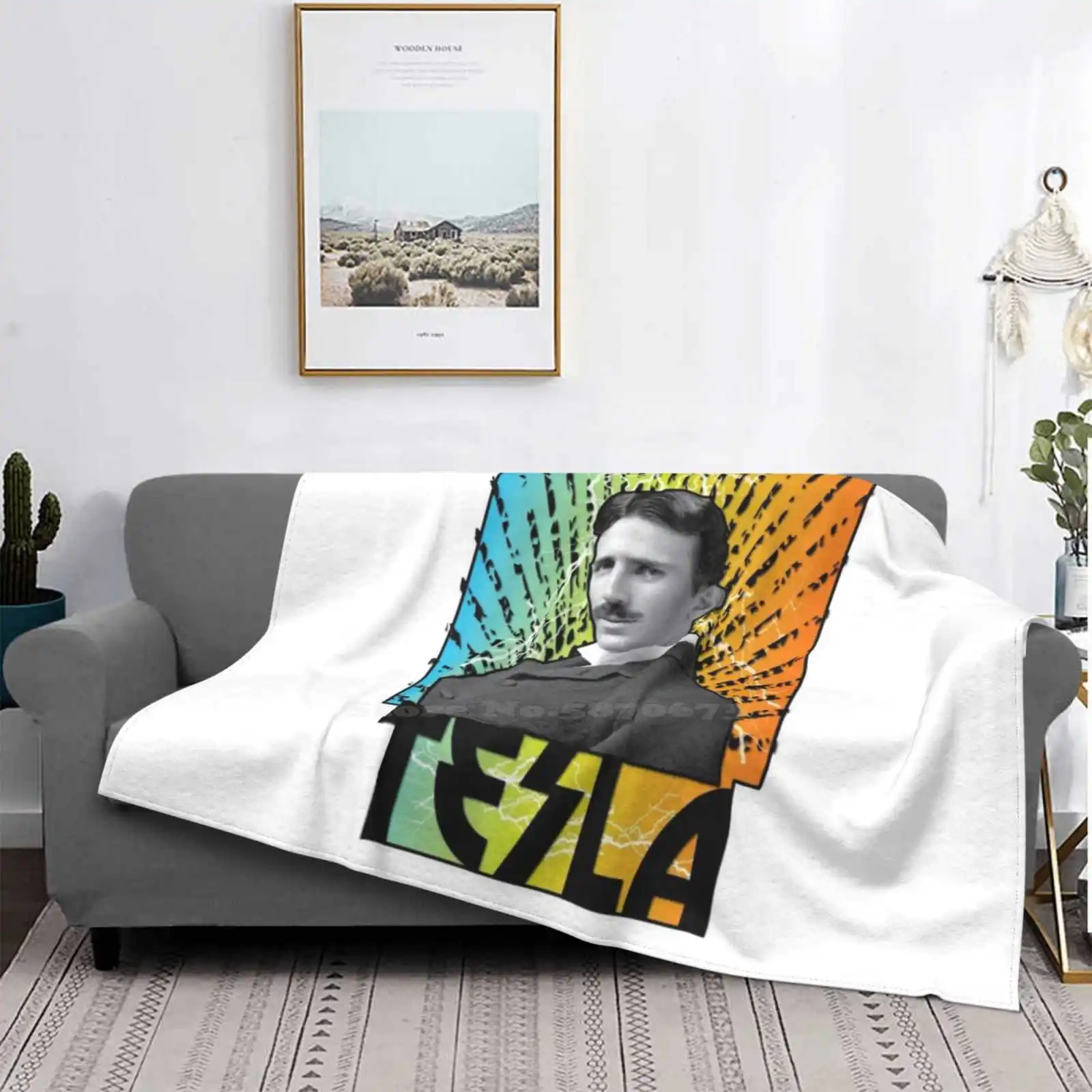 Tesla Ultima Coperta Sottile E Leggera Super Morbida Tesla Inventor Invention Genius Work Nikola Energy Electricity Smart Engineer