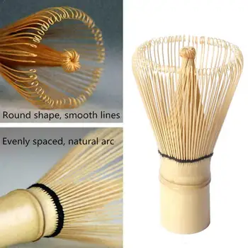 

Quality Japanese Bamboo Matcha Whisk Brush Professional Green Powder Tea Grinder Ceremony Brush Tea Tool Whisk Bamboo Y9S1