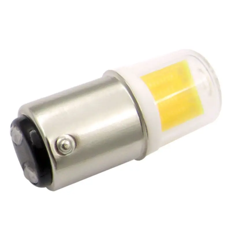 Ba15D Led Light Bulb 3W 220V Ac Non-Dimming 300 Lumens Cob 1511 Lamp White Warm For Chandelier Sewing Machine(Warm Whi | Лампы и