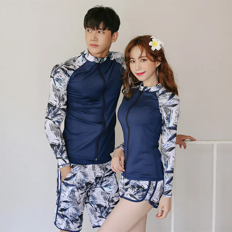 Костюм для дайвинга, корейский стиль,, комплект из трех предметов, одежда для защиты от солнца с длинным рукавом, одежда для подводного плавания и серфинга
