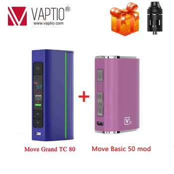 

GIFT ! Vape Mod Electronic Cigarette Move Grand TC 80W Box Mod Fit Atomizer 510 Thread 18650 Battery (Without Battery)