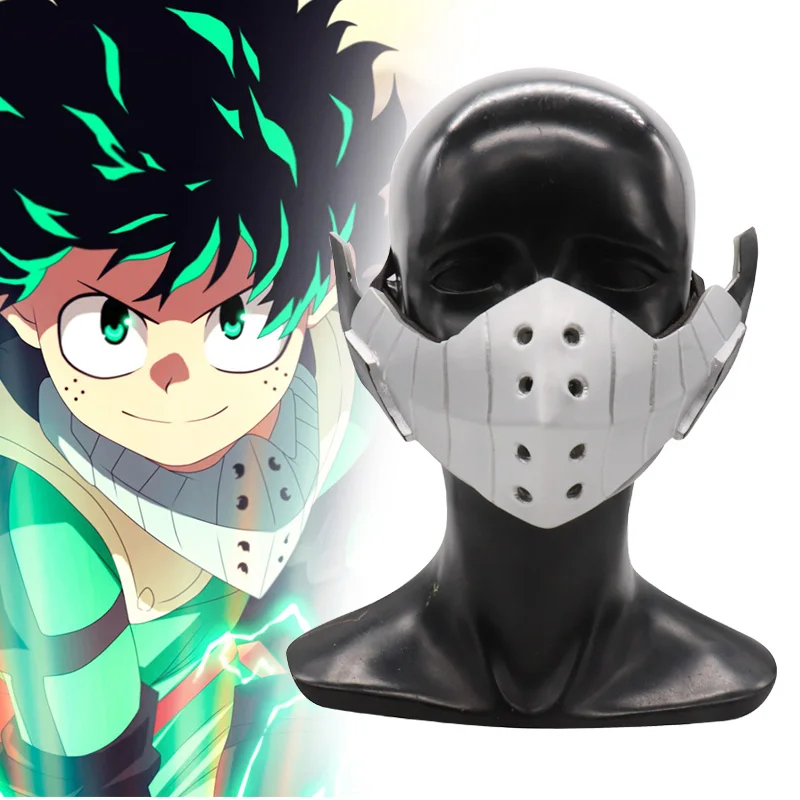 

New Anime My Hero Academia Midoriya Izuku Cosplay Masks Boku no Hero Academia Child Adult Resin Mask Party Halloween Props