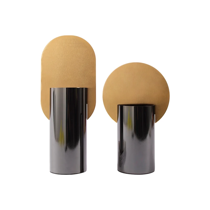 

Современный светильник класса люкс, с металлическим декором, ремесла прямые ваза украшения