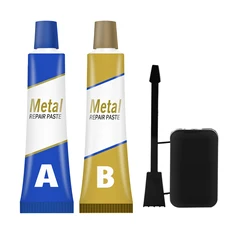 Colle pour réparation industrielle chaude, Gel adhésif A & B, résistance à la chaleur, soudage à froid, réparation des métaux, Agent de moulage, livraison directe, 50/80/100g 