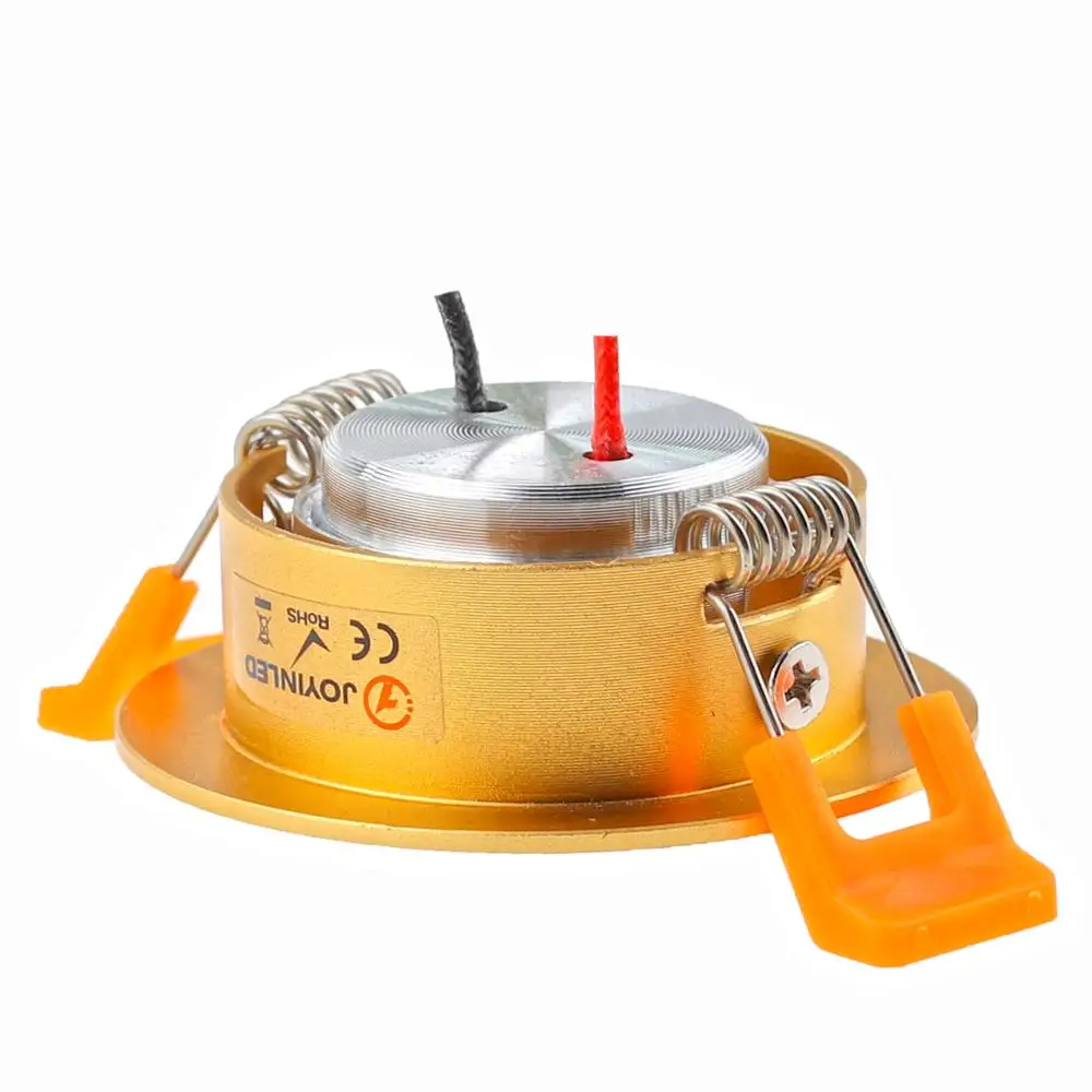 Алюминиевая круглая Светодиодная лампа дневного света 3 Вт 12 В постоянного тока