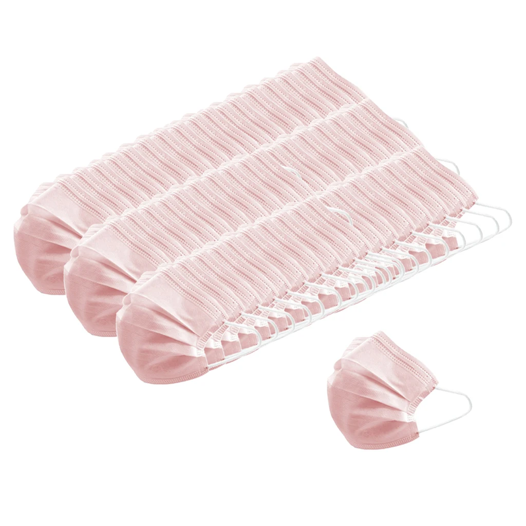 

Lots 200 Dust Proof 3 Ply Disposable Face Mouth Masks Cover Anti Haze Disposable Mouth Mask for Cycling