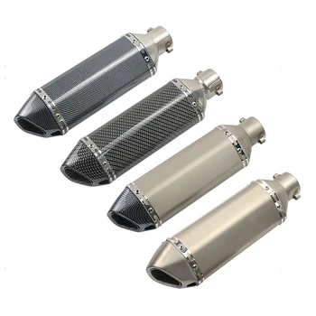 

Hot New Universal Motorcycle Exhaust Escape Modified Exhaust Muffle Fit for Most Motorcycle