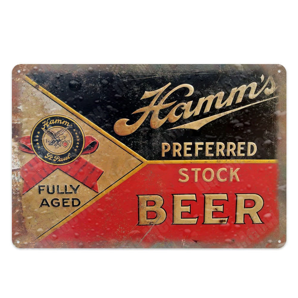 Pabst пивная табличка винтажный металлический знак жестяной знак паба Настенный декор для бара паба клуба знаменитые пивные жестяные тарелки классический пивной плакат ZSS15 - Цвет: F