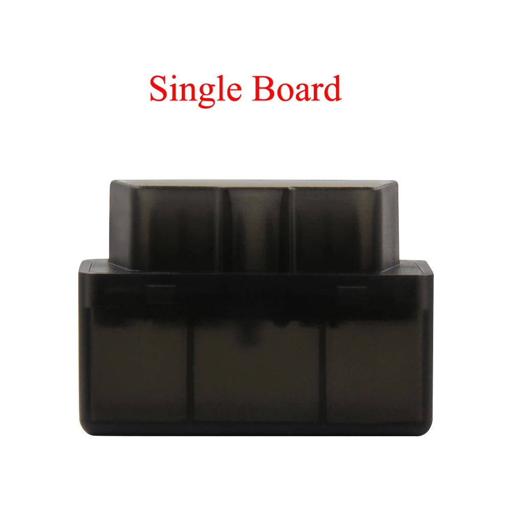 Мини ELM327 Bluetooth V1.5 PIC18F25K80 OBD2 автомобильный диагностический инструмент ELM 327 v1.5 OBD2 для Android/Symbian OBDII протокол 30 шт - Цвет: Single Board BLACK