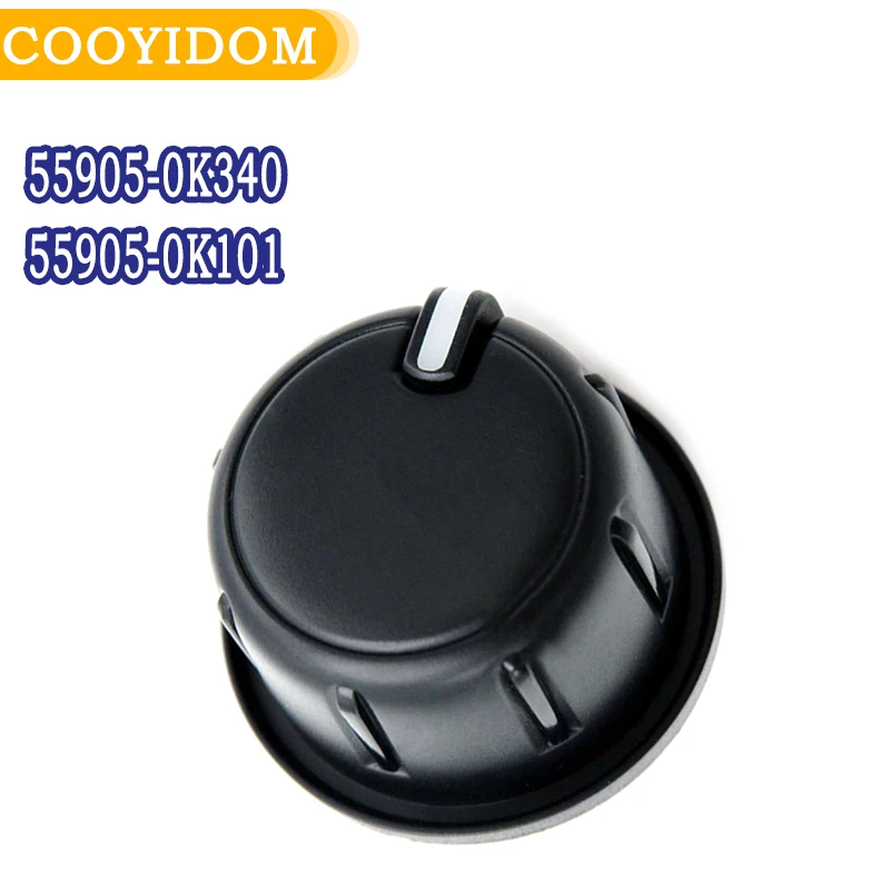 1 pcs New Black Heater Control Knob Wwitch For Toyota For Hilux / Vigo 2011 2015 For Fortuner