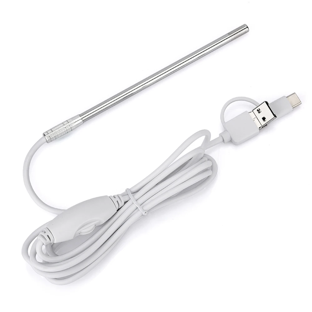 USB OTG визуальный эндоскоп для чистки ушей диагностический инструмент