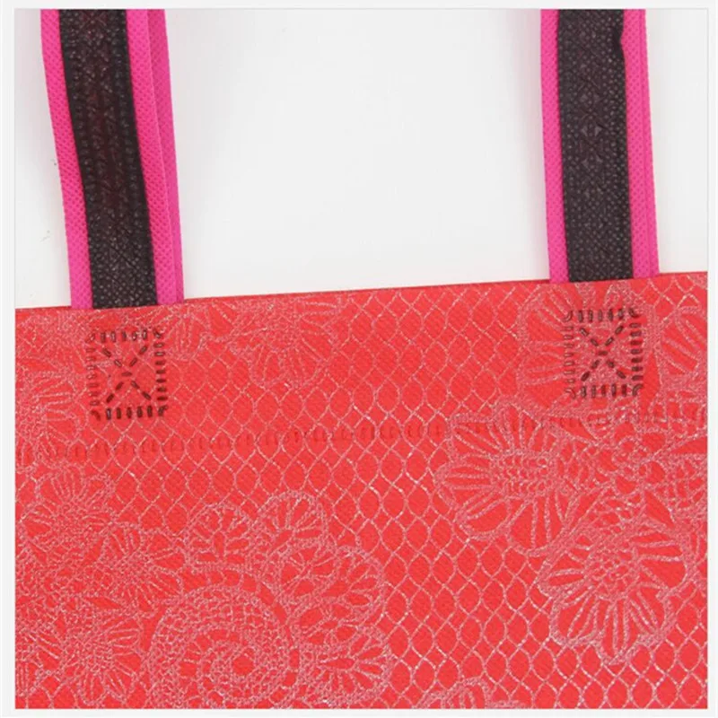 Hot Fashion Women Lady Foldable Shopping Bag Waterproof Thick Handbag Casual New Portable Large Capacity Zip Nylon