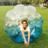 Free Shinpping Inflatable Bubble Soccer Zorb Ball 1.5m Pumper Ball 100%TPU Material Inflatable Bubble Football for Adult 5