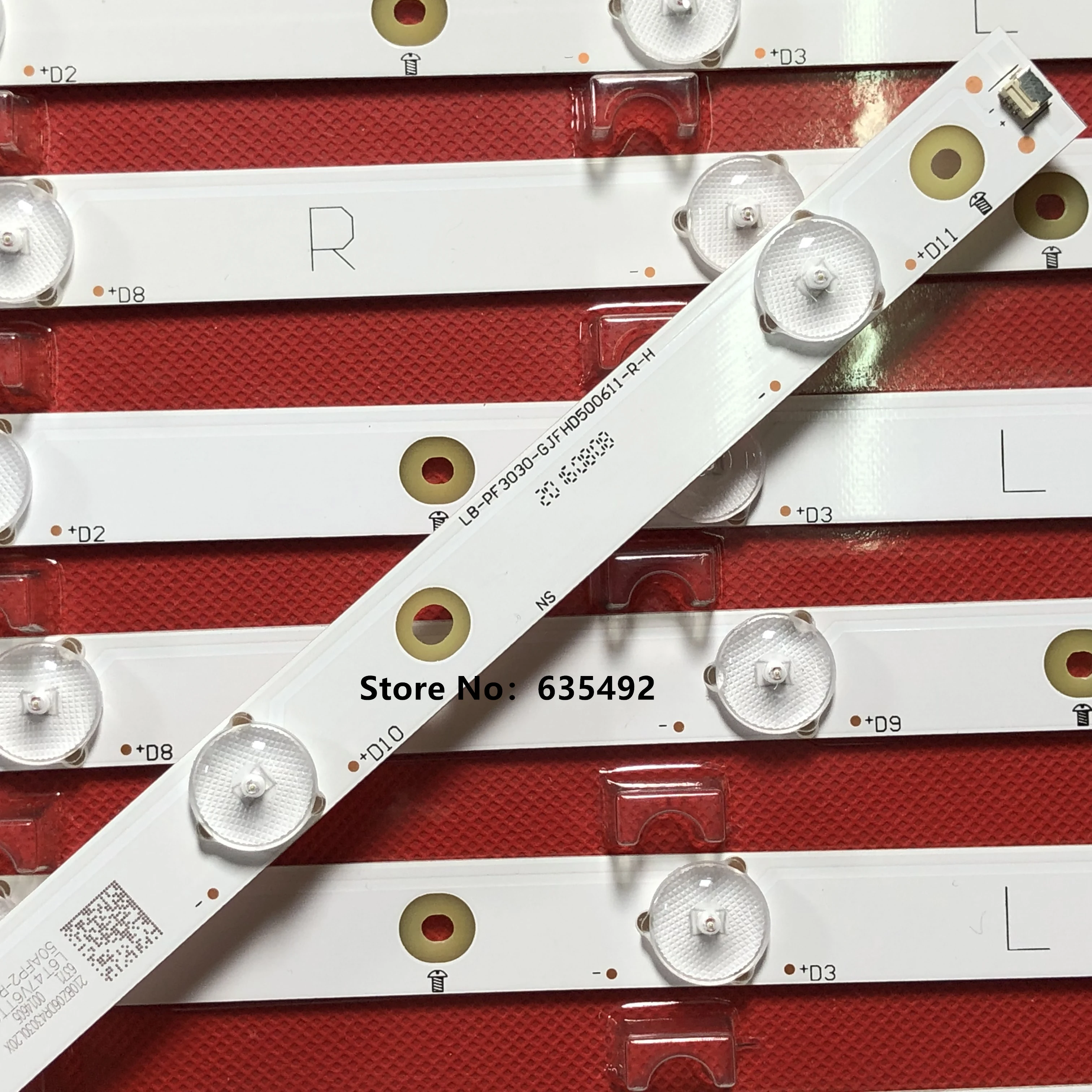 LED strip For NEC Sharp 50'' TV YX-50026011 YX-50026001 500TT63 500TT64 E506 E505 LC-50LB370U LC-50LB261U LC-50LB371U LB50039 | Лампы и