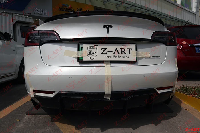 Z-ART для Tesla 3 комплект из углеродного волокна для tesla модель 3 аэродинамический комплект из углеродного волокна для модели 3 комплект для тюнинга из углеродного волокна