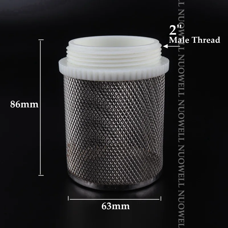 2 Inch 2 шт. SS304 сетчатый фильтр для сада микро орошения водяной насос защитный шланг сетчатый фильтр для очистки воды прочный сетчатый фильтр - Цвет: 2 Inch