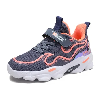 

Size 30-39 Boys Hook Loop Lightweight Sneakers Children Anti-slippery Sneakers Kids Breathable Wear-resistant Casual Shoes