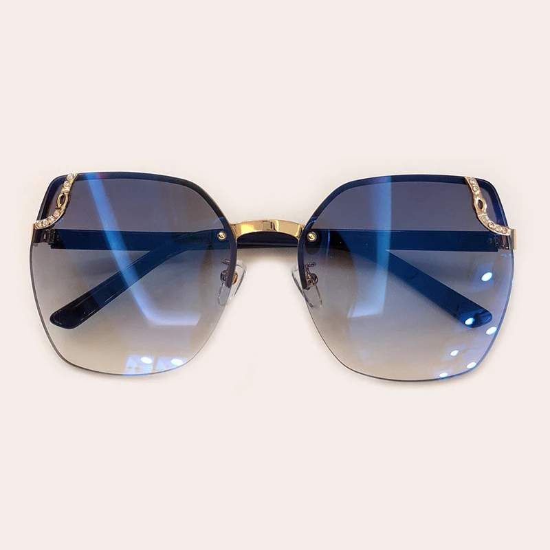 No4 Sunglasses Женские солнцезащитные очки большого размера, зеркальные очки для вождения, солнцезащитные очки для женщин, фирменный дизайн, Ретро стиль, солнцезащитные очки для вождения - Цвет линз: No4 Sunglasses