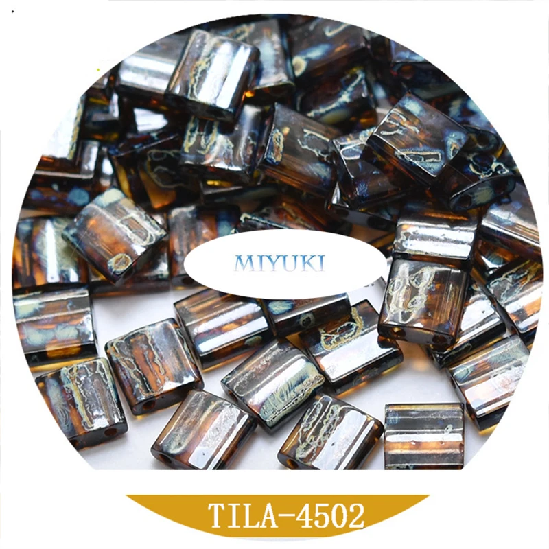 Горячая продажа Япония Miyuki Tila Beasd 5*5*1 9 мм специальная цветная Серия 3g для