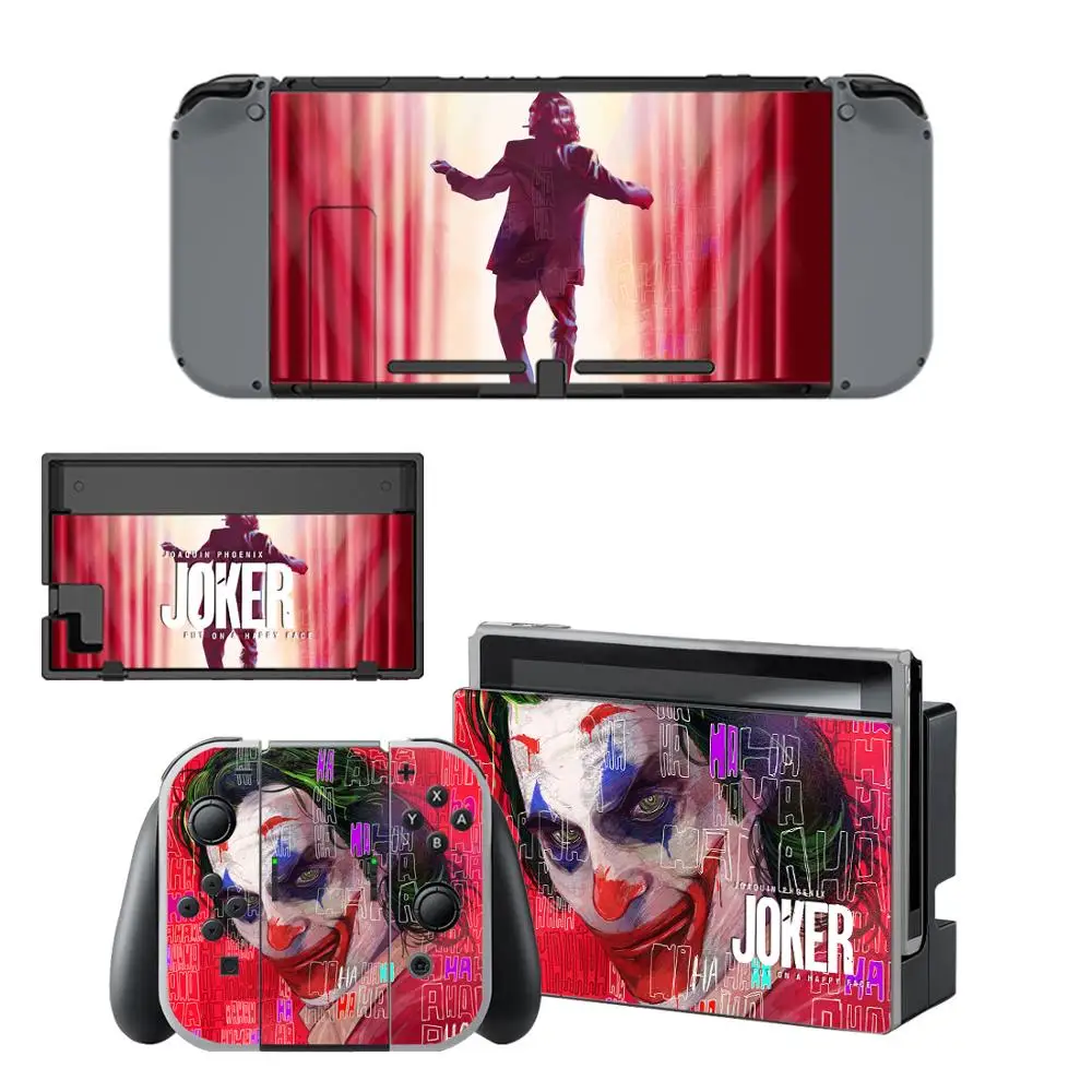 DC Джокер переключатель кожи наклейка vinilo для nintendo переключатель наклейка s скины для nintendo Switch NS консоли и джойстики Joy-Con