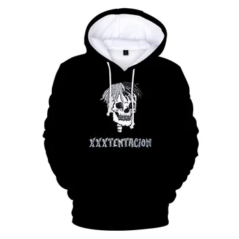

Rapper XXX Tentacion XXXTentacion 3D Hoodies Men/boys Pullover Front Pocket Streetwear Cotton Sweatshirt Hip Hop Outerwear