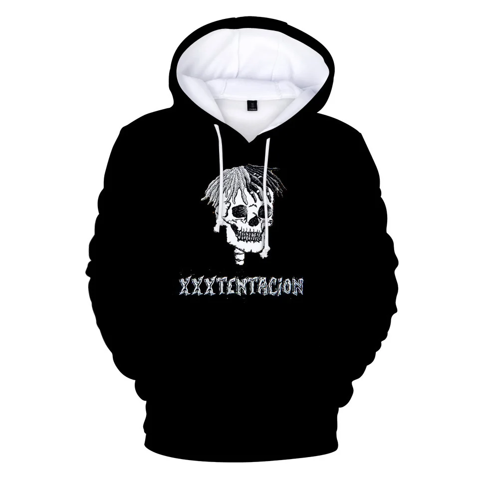 Толстовка Rapper XXX Tentacion XXXTentacion 3D мужской/мужской пуловер с передним карманом