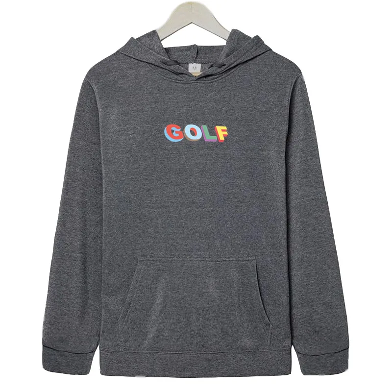 Golfed Wang Sk Новинка 90th Tyler The Creator OFWGKTA Skate Frank Ocean Harajuku мужские толстовки женские унисекс чёсаный хлопок - Цвет: Dark gray