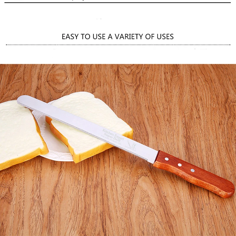 Нож для хлеба из нержавеющей стали 10 дюймов|Принадлежности выпечки| |