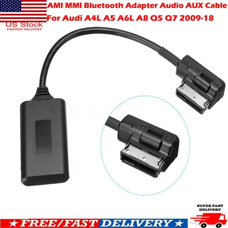 Bluetooth аудио линия для AUDI AMI MMI Bluetooth адаптер аудио AUX кабель для автомобиля Audi A4L A5 A6L A8 Q5 Q7 2009-18