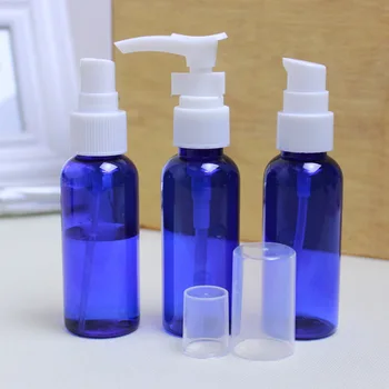 

50/100ml Blue Spray Bottle Essential Oil Liquid Sprayer Travel Empty Perfume Dispenser Cosmetic Container Fine Mist Atomizer