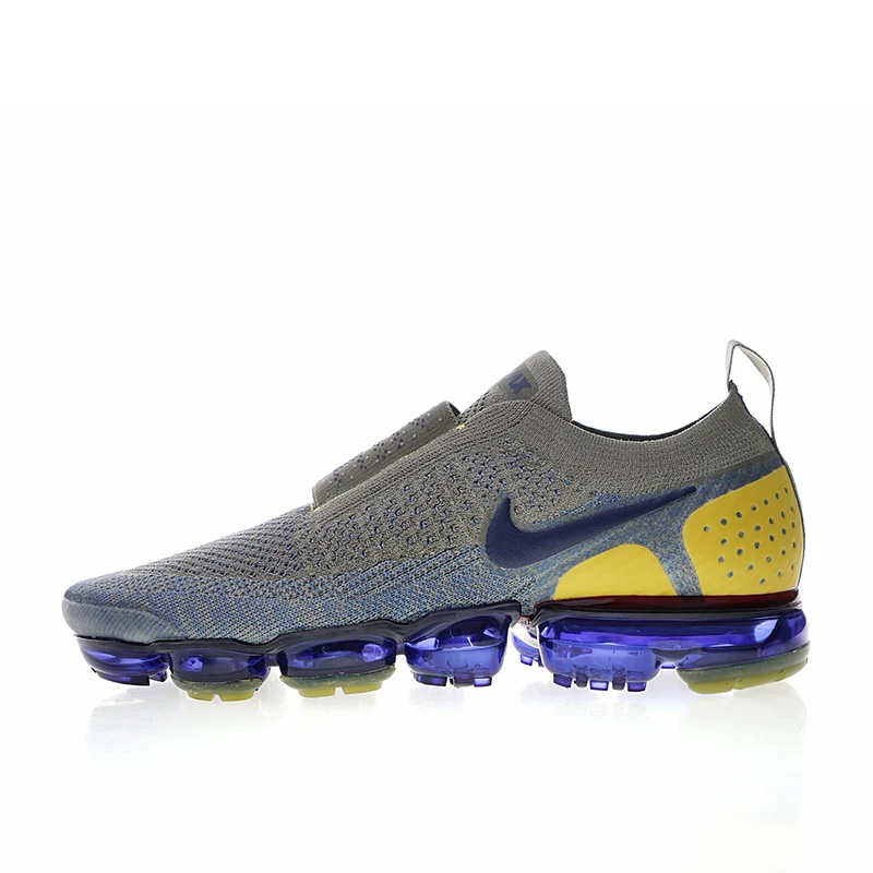 Оригинальные подлинные мужские кроссовки для бега NIKE AIR VAPORMAX 2,0 FK MOC, спортивная обувь, уличная качественная и удобная AH7006-400 - Цвет: AH7006-004