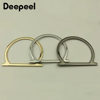 

Deepeel 2/6pcs ID8.5cm Metal Bag Handles Buckle Purse Frame Hand Pull O Ring Hook DIY Luggage Parts Hardware Accessories BF407