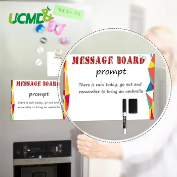 

A4 Erasable Magnetic Whiteboard Office Notice Memo Message Board kitchen refrigerator Menu Daily Plan Reminder Decor sticker