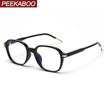 Peekaboo квадратные очки для защиты глаз синий светильник tr90 оправа для очков для мужчин близорукость оправа для очков для женщин прозрачные линзы унисекс