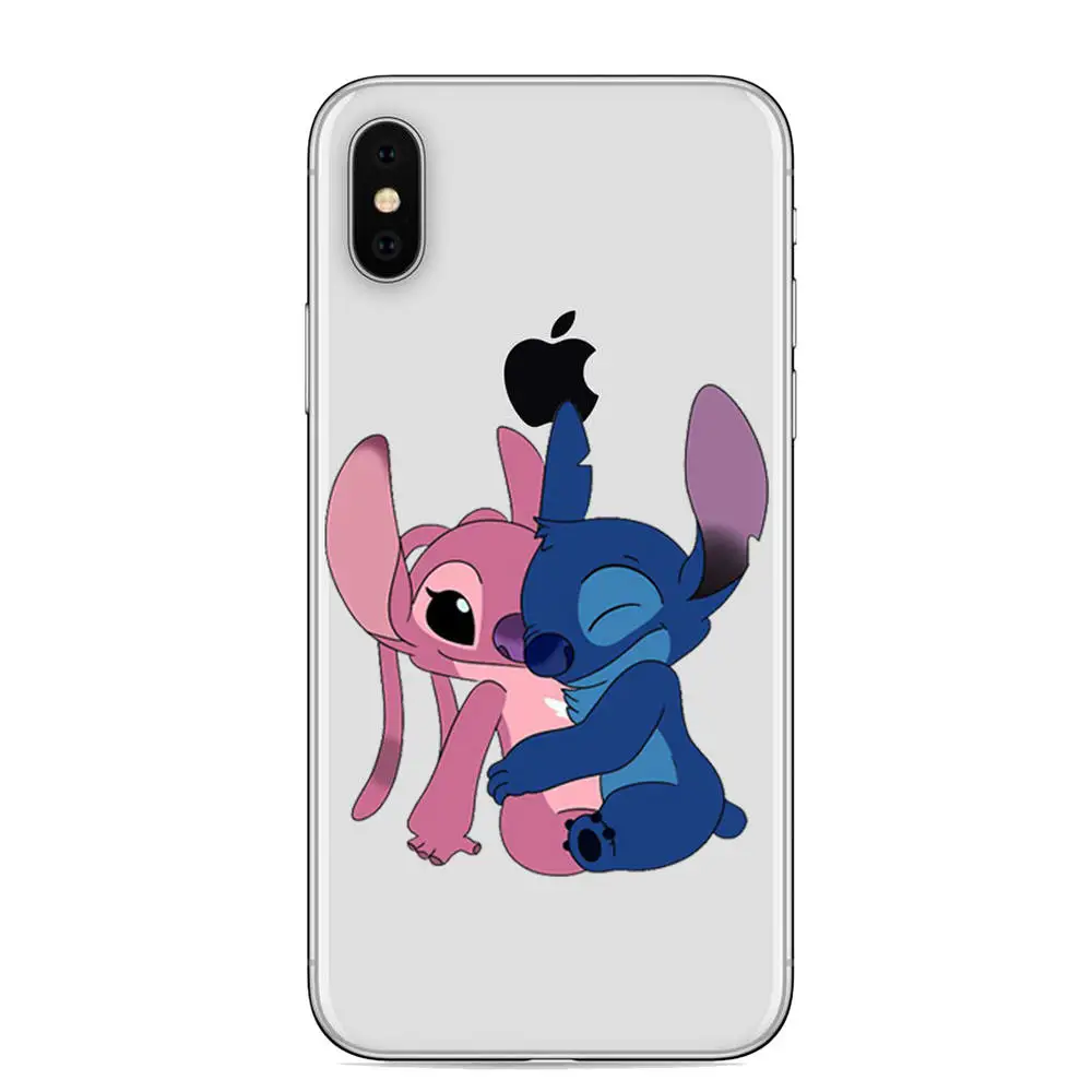 Милые чехлы для телефонов с узором из стежков для Coque iPhone X 5 5S SE 6 6S 7 7Plus 8 Plus X XR XS MAX, Прозрачная силиконовая Мягкая задняя крышка