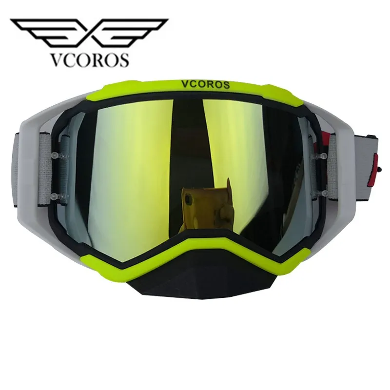 Бренд Vcoros, мотоциклетный шлем, очки для мотокросса, шлем, очки, анти-УФ, Gafas, для мужчин и женщин, Oculos, для мотокросса, Casco, для бездорожья