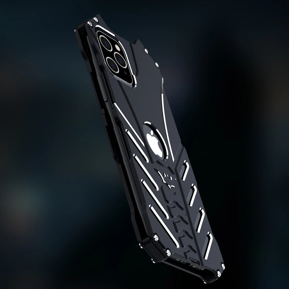Для Apple IPhone X XR XS MAX чехол Бэтмен Броня Алюминиевый металлический для IPhone 11 PRO MAX 5 SE 6S 7 8 Plus чехол противоударный чехол