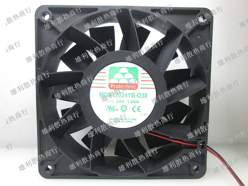 

Free Delivery.MGA12024YB-O38 24V 1.08A 12CM 12038 Cooling Fan
