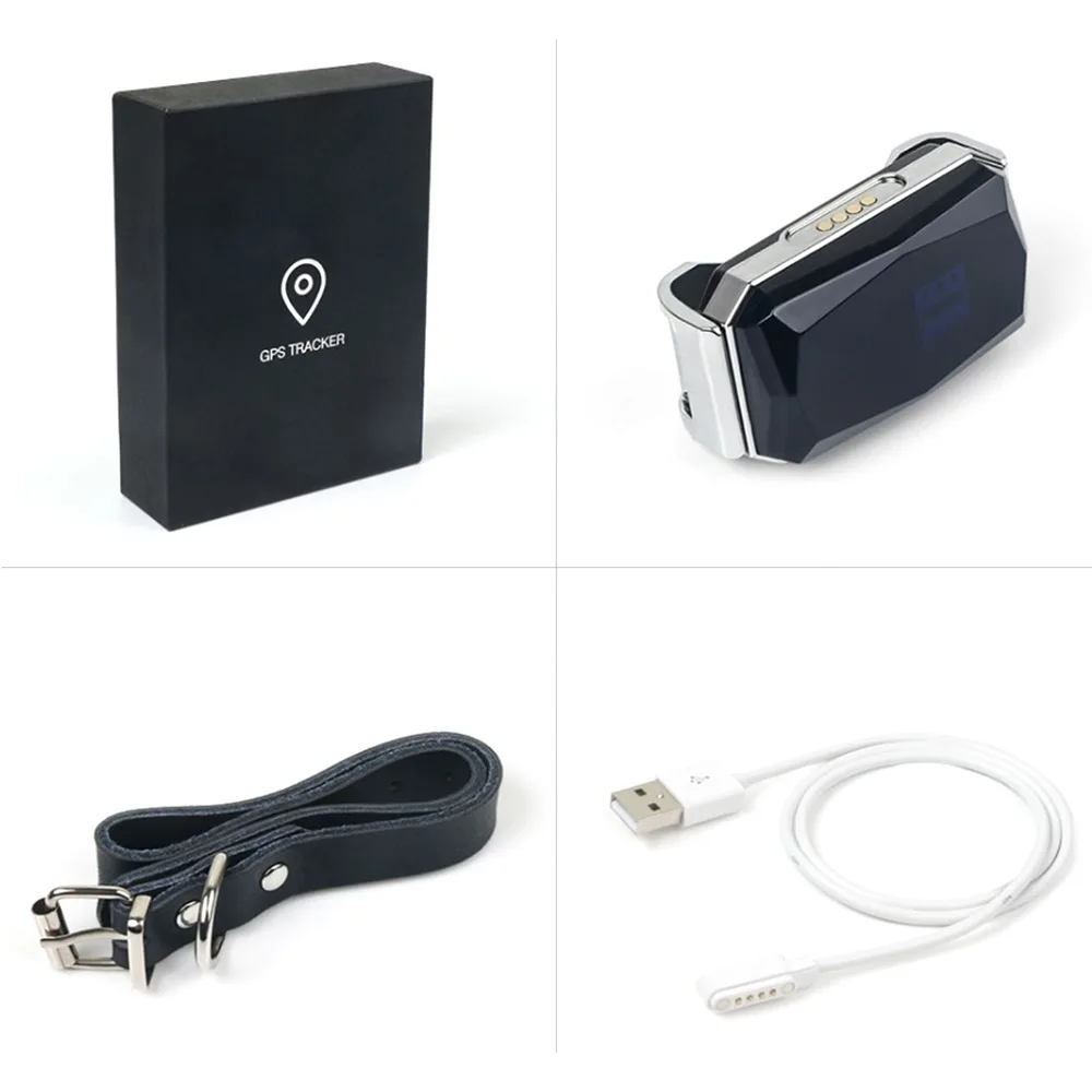 

Pet GPS Tracker IP67 Waterproof USB Charging GPS Dog Collar Puppy Dog Cat Tracking Device Anti-Lost Dog Tracker Pet Products