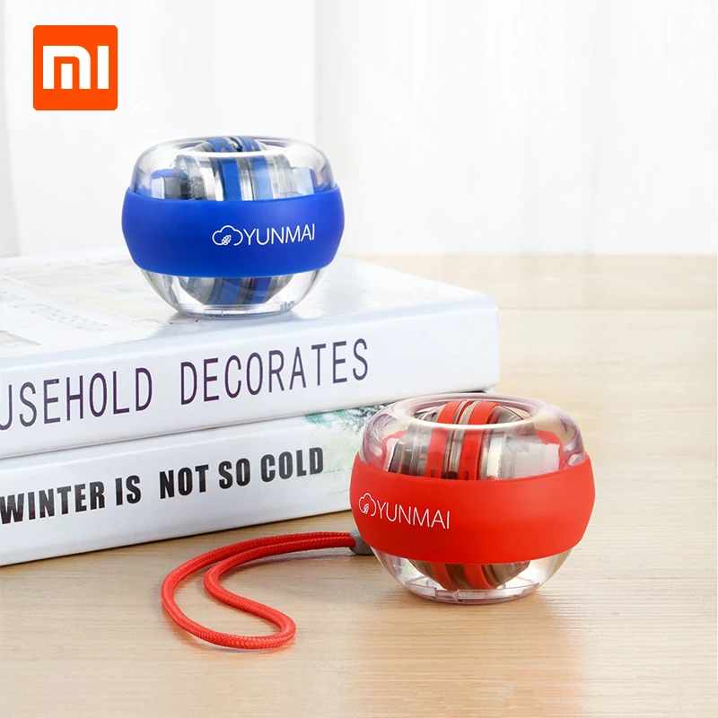 

hot Fast Delivery Xiaomi YunMai Powerball Carpal Training Apparatus Wrist Trainer LED Gyroball Essential Spinner Antistress Toy