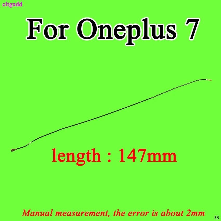 Cltgxdd для Oneplus One 1/Two2/Three 3/Five/One Plus 5 6 7 5T 6T 1+ 2 сигнальная антенна гибкий кабель Запчасти wifi антенный сигнальный кабель - Цвет: For Oneplus 7